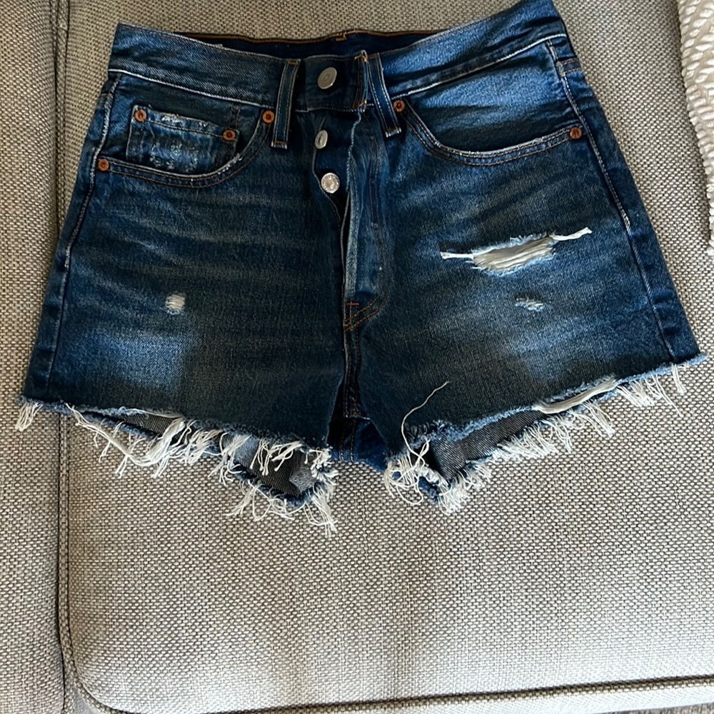 Levi’s, High rise, Jean short, 501